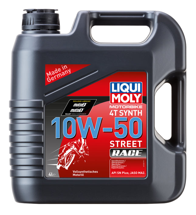 Aceite Moto 10w50 Motorbike Street Race 4t Liqui Moly 4lt