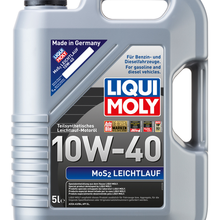 Aceite Para Motor Mos2 Leichtlauf 10w40 Liqui Moly 5lts