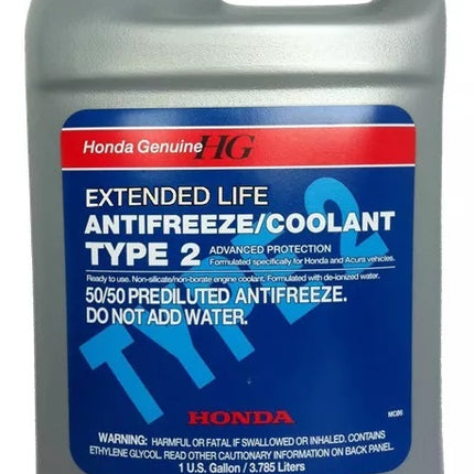 Refrigerante Anticongelante Coolant Type 2 Honda