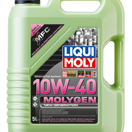 Aceite De Motor Molygen 10w40 Liqui Moly 5lt